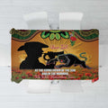 Personalised Panthers Rugby ANZAC Day Tablecloth Last Post Poppy We Will Remember Them