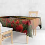 Personalised Panthers Rugby ANZAC Day Tablecloth Last Post Poppy We Will Remember Them