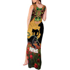 Personalised Panthers Rugby ANZAC Day Tank Maxi Dress Last Post Poppy We Will Remember Them