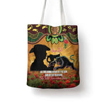 Personalised Panthers Rugby ANZAC Day Tote Bag Last Post Poppy We Will Remember Them