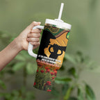 Personalised Panthers Rugby ANZAC Day Tumbler With Handle Last Post Poppy We Will Remember Them