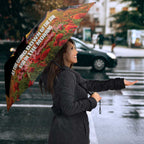 Personalised Panthers Rugby ANZAC Day Umbrella Last Post Poppy We Will Remember Them