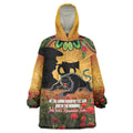 Personalised Panthers Rugby ANZAC Day Wearable Blanket Hoodie Last Post Poppy We Will Remember Them