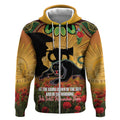 Personalised Panthers Rugby ANZAC Day Zip Hoodie Last Post Poppy We Will Remember Them