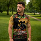 Personalised Panthers Rugby ANZAC Day Zipper Polo Shirt Last Post Poppy We Will Remember Them