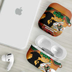 Personalised Rabbitohs Rugby ANZAC Day AirPods Case Last Post Poppy We Will Remember Them