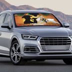 Personalised Rabbitohs Rugby ANZAC Day Auto Sun Shade Last Post Poppy We Will Remember Them