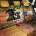 Personalised Rabbitohs Rugby ANZAC Day Back Car Seat Cover Last Post Poppy We Will Remember Them