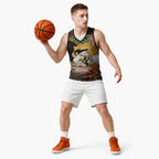 Personalised Rabbitohs Rugby ANZAC Day Basketball Jersey Last Post Poppy We Will Remember Them