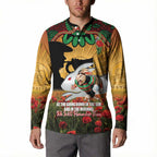 Personalised Rabbitohs Rugby ANZAC Day Button Sweatshirt Last Post Poppy We Will Remember Them