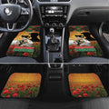 Personalised Rabbitohs Rugby ANZAC Day Car Mats Last Post Poppy We Will Remember Them