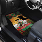 Personalised Rabbitohs Rugby ANZAC Day Car Mats Last Post Poppy We Will Remember Them