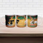 Personalised Rabbitohs Rugby ANZAC Day Ceramic Mug Last Post Poppy We Will Remember Them