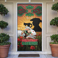 Personalised Rabbitohs Rugby ANZAC Day Door Cover Last Post Poppy We Will Remember Them