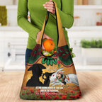 Personalised Rabbitohs Rugby ANZAC Day Grocery Bag Last Post Poppy We Will Remember Them