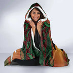 Personalised Rabbitohs Rugby ANZAC Day Hooded Blanket Last Post Poppy We Will Remember Them