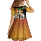 Personalised Rabbitohs Rugby ANZAC Day Kid Short Sleeve Dress Last Post Poppy We Will Remember Them