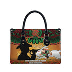 Personalised Rabbitohs Rugby ANZAC Day Leather Bag Last Post Poppy We Will Remember Them