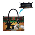 Personalised Rabbitohs Rugby ANZAC Day Leather Bag Last Post Poppy We Will Remember Them
