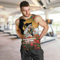 Personalised Rabbitohs Rugby ANZAC Day Men Tank Top Last Post Poppy We Will Remember Them