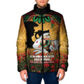Personalised Rabbitohs Rugby ANZAC Day Padded Jacket Last Post Poppy We Will Remember Them
