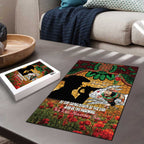 Personalised Rabbitohs Rugby ANZAC Day Puzzle Last Post Poppy We Will Remember Them
