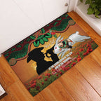 Personalised Rabbitohs Rugby ANZAC Day Rubber Doormat Last Post Poppy We Will Remember Them