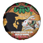 Personalised Rabbitohs Rugby ANZAC Day Spare Tire Cover Last Post Poppy We Will Remember Them
