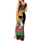 Personalised Rabbitohs Rugby ANZAC Day Tank Maxi Dress Last Post Poppy We Will Remember Them