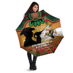 Personalised Rabbitohs Rugby ANZAC Day Umbrella Last Post Poppy We Will Remember Them