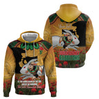 Personalised Rabbitohs Rugby ANZAC Day Zip Hoodie Last Post Poppy We Will Remember Them