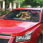 Personalised Brisbane Broncos Rugby ANZAC Day Auto Sun Shade Last Post Poppy We Will Remember Them