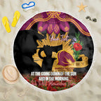 Personalised Brisbane Broncos Rugby ANZAC Day Beach Blanket Last Post Poppy We Will Remember Them