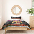 Personalised Brisbane Broncos Rugby ANZAC Day Bedding Set Last Post Poppy We Will Remember Them