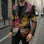 Personalised Brisbane Broncos Rugby ANZAC Day Blazer Last Post Poppy We Will Remember Them