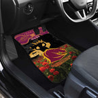 Personalised Brisbane Broncos Rugby ANZAC Day Car Mats Last Post Poppy We Will Remember Them