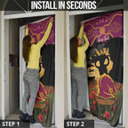 Personalised Brisbane Broncos Rugby ANZAC Day Door Cover Last Post Poppy We Will Remember Them