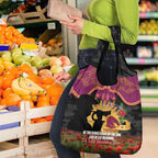 Personalised Brisbane Broncos Rugby ANZAC Day Grocery Bag Last Post Poppy We Will Remember Them