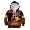 Personalised Brisbane Broncos Rugby ANZAC Day Kid Hoodie Last Post Poppy We Will Remember Them