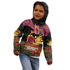 Personalised Brisbane Broncos Rugby ANZAC Day Kid Hoodie Last Post Poppy We Will Remember Them