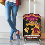 Personalised Brisbane Broncos Rugby ANZAC Day Luggage Cover Last Post Poppy We Will Remember Them