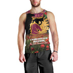 Personalised Brisbane Broncos Rugby ANZAC Day Men Tank Top Last Post Poppy We Will Remember Them