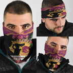 Personalised Brisbane Broncos Rugby ANZAC Day Neck Gaiter Last Post Poppy We Will Remember Them