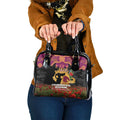 Personalised Brisbane Broncos Rugby ANZAC Day Shoulder Handbag Last Post Poppy We Will Remember Them