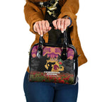Personalised Brisbane Broncos Rugby ANZAC Day Shoulder Handbag Last Post Poppy We Will Remember Them