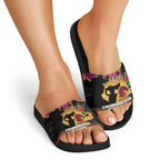 Personalised Brisbane Broncos Rugby ANZAC Day Slide Sandals Last Post Poppy We Will Remember Them