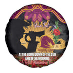 Personalised Brisbane Broncos Rugby ANZAC Day Spare Tire Cover Last Post Poppy We Will Remember Them