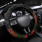 Brisbane Broncos Rugby ANZAC Day Steering Wheel Cover Last Post Poppy We Will Remember Them