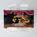 Personalised Brisbane Broncos Rugby ANZAC Day Tablecloth Last Post Poppy We Will Remember Them