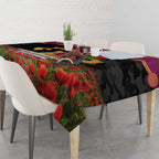Personalised Brisbane Broncos Rugby ANZAC Day Tablecloth Last Post Poppy We Will Remember Them